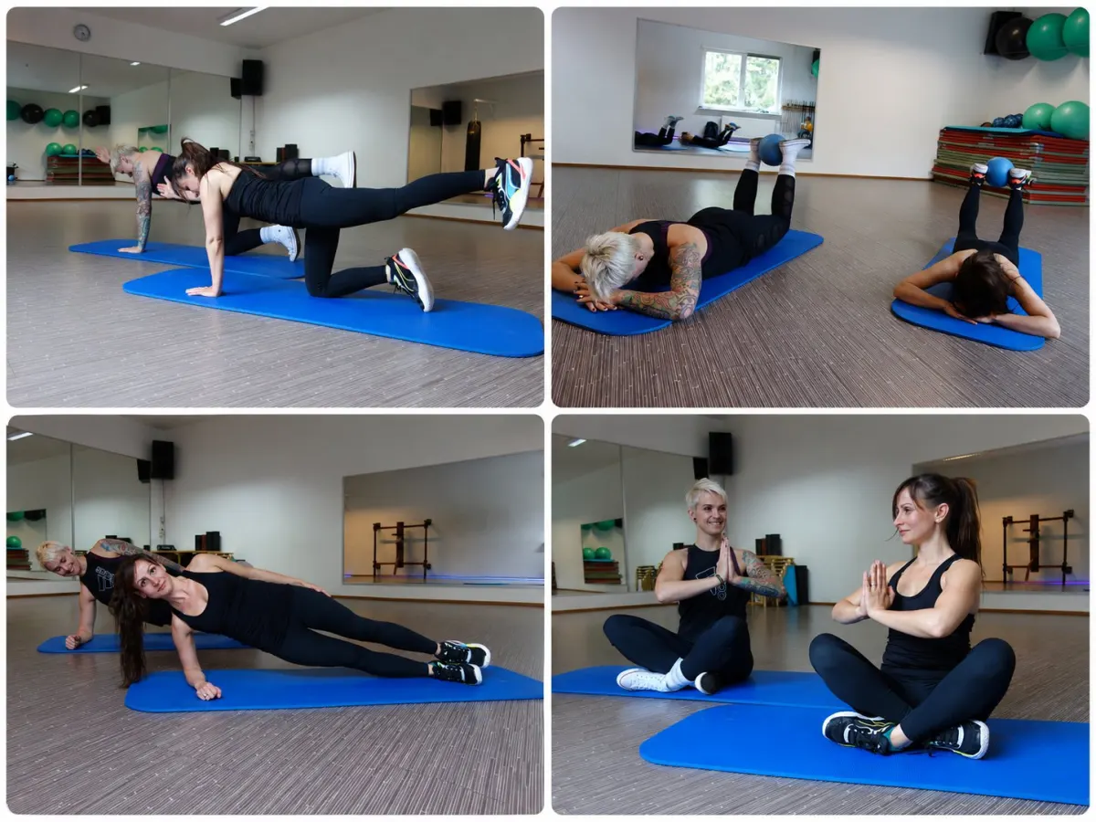 Übungen aus dem Beckenboden- und Rumpftraining